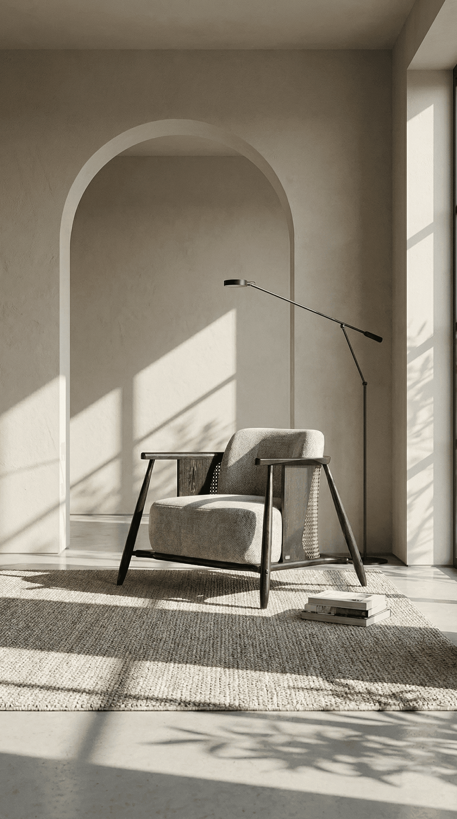 Wood Accent Armchair